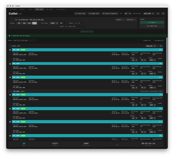 Generate pull lists straight from a bin Generate pull lists straight from a bin